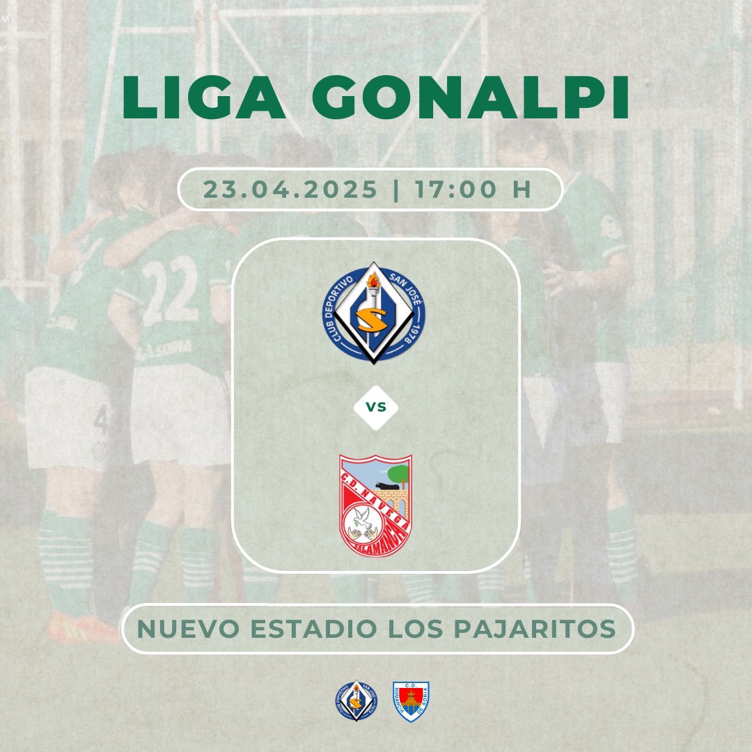 cdsanjosesoria's tweet photo. 📍 El próximo 23 de abril a las 17:00 h, el @cdsanjosesoria disputará su partido ante el @CDNavega en el Nuevo Estadio de Los Pajaritos

Gracias a la colaboración entre @cdnumancia y C.D. San José, el fútbol femenino soriano vivirá una jornada especial en un escenario emblemático https://t.co/o6s317yJ6R