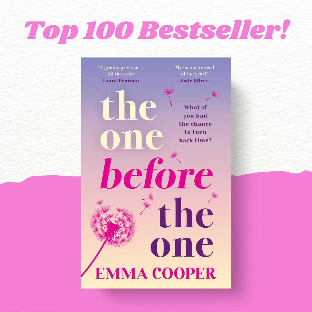 ⭐️TOP 100 BESTSELLER ⭐️
We are thrilled to see #TheOneBeforeTheOne in the Kindle Bestsellers chart!
Congratulations @itsEmmacooper 🎉