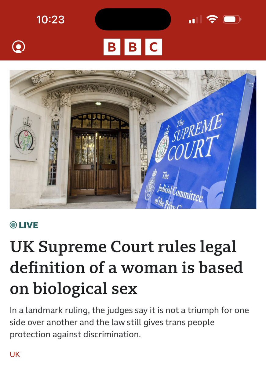 mpdevon21's tweet image. Real biological women always knew, crazy that the UK Supreme Court has had to make a judgement. Thank you to everyone who worked to achieve this.