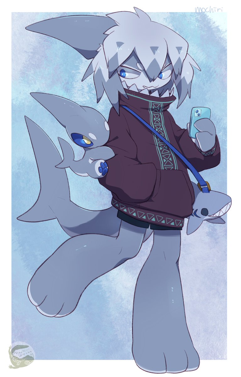 サメくんとサメくん