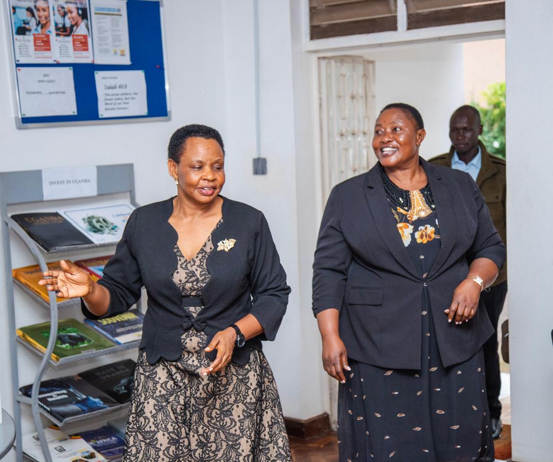 Col Edith Nakalema (@edthnaka) on Twitter photo Yesterday, we had the honour of hosting Hon. <a href="/millybabalanda/">Milly Babalanda</a>, Minister for the Presidency, at the Investors Unit. I updated her on our ongoing operations, and she reaffirmed her commitment to supporting our efforts in driving investment into Uganda.
We deeply appreciate her Yesterday, we had the honour of hosting Hon. <a href="/millybabalanda/">Milly Babalanda</a>, Minister for the Presidency, at the Investors Unit. I updated her on our ongoing operations, and she reaffirmed her commitment to supporting our efforts in driving investment into Uganda.
We deeply appreciate her