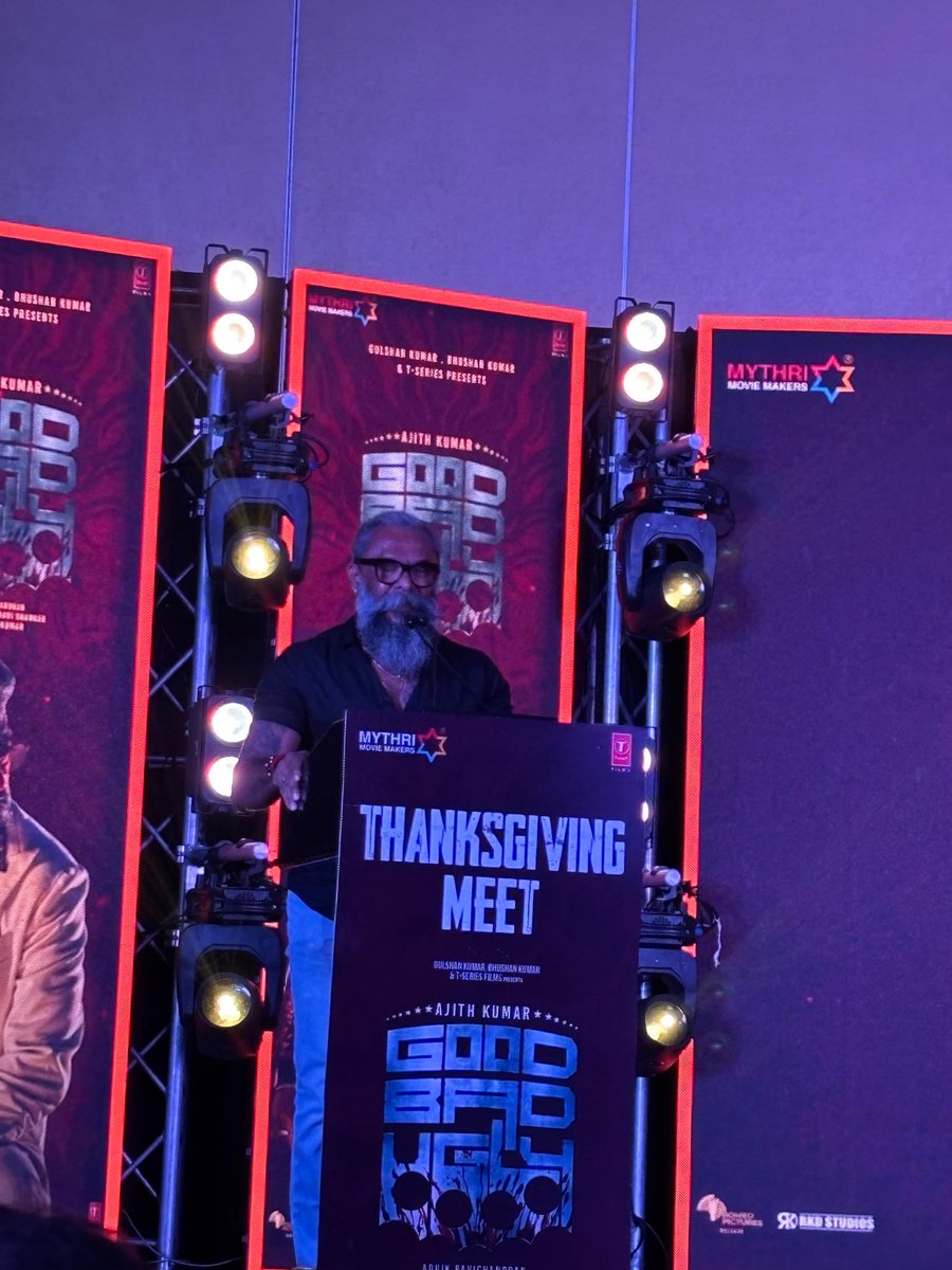Done Channel (@donechannel1) on Twitter photo Grateful for the opportunity to work with <a href="/Adhikravi/">Adhik Ravichandran</a> & <a href="/MythriOfficial/">Mythri Movie Makers</a> 🙏. From a past disclaimer to reality, who'd have thought? 😂
Halls and Vicks ready!
Says <a href="/supremesundar/">Supreme Sundar</a>
#GoodBadUgly #thanksgivingmeet Grateful for the opportunity to work with <a href="/Adhikravi/">Adhik Ravichandran</a> & <a href="/MythriOfficial/">Mythri Movie Makers</a> 🙏. From a past disclaimer to reality, who'd have thought? 😂
Halls and Vicks ready!
Says <a href="/supremesundar/">Supreme Sundar</a>
#GoodBadUgly #thanksgivingmeet