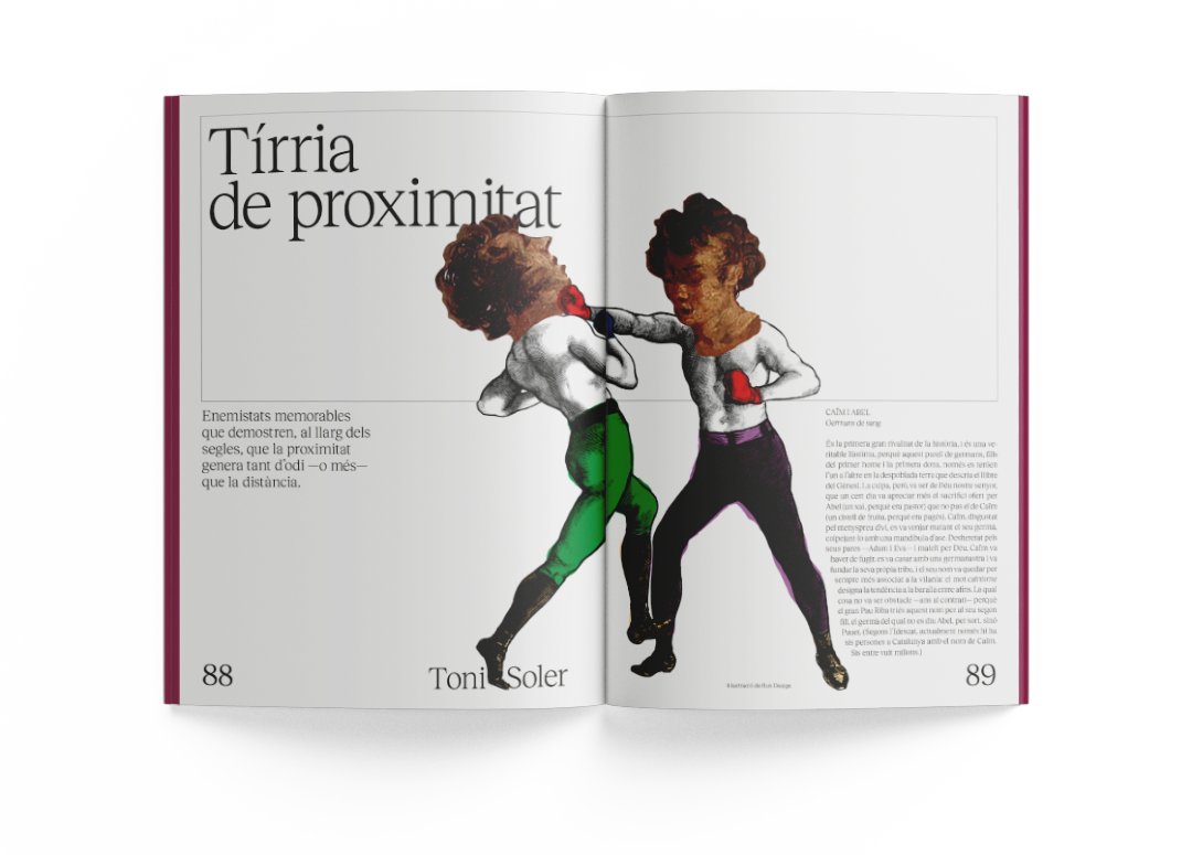 🟠 Goya o l'inutilitat de l'odi
🔵 La solidaritat dels pertorbats en la carnisseria de la història
🟣 Orgia de sang per Sant Valentí
🔴 Tírria de proximitat

4️⃣ articles que trobareu en aquest número dedicat a l'ODI ➡️ bit.ly/EMDA_34