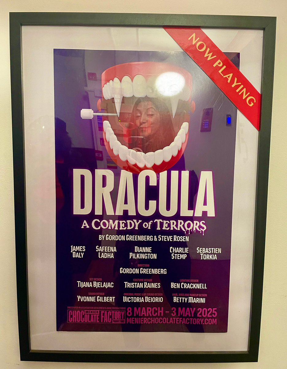 Christina Bianco (@xtinabianco1) on Twitter photo I had such a wonderful time at <a href="/draculacomedy/">Dracula Comedy</a> last night at <a href="/MenChocFactory/">Menier Chocolate Factory</a> !!! Non-stop laughs with a brilliantly hilarious cast!
Definitely catch this gem of a show while you can! I had such a wonderful time at <a href="/draculacomedy/">Dracula Comedy</a> last night at <a href="/MenChocFactory/">Menier Chocolate Factory</a> !!! Non-stop laughs with a brilliantly hilarious cast!
Definitely catch this gem of a show while you can!
