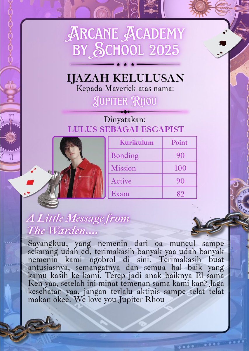 <a href="/academy_arcane/">Arcane Academy</a> sengaja bget gk bisa ditag foto bun? :') thanks dah nerima didi ya bun. bapak jga, seru ngbrolnya sma gua. kalen keren dah. yok tmenan dah sampe dipisahin warga ktanya