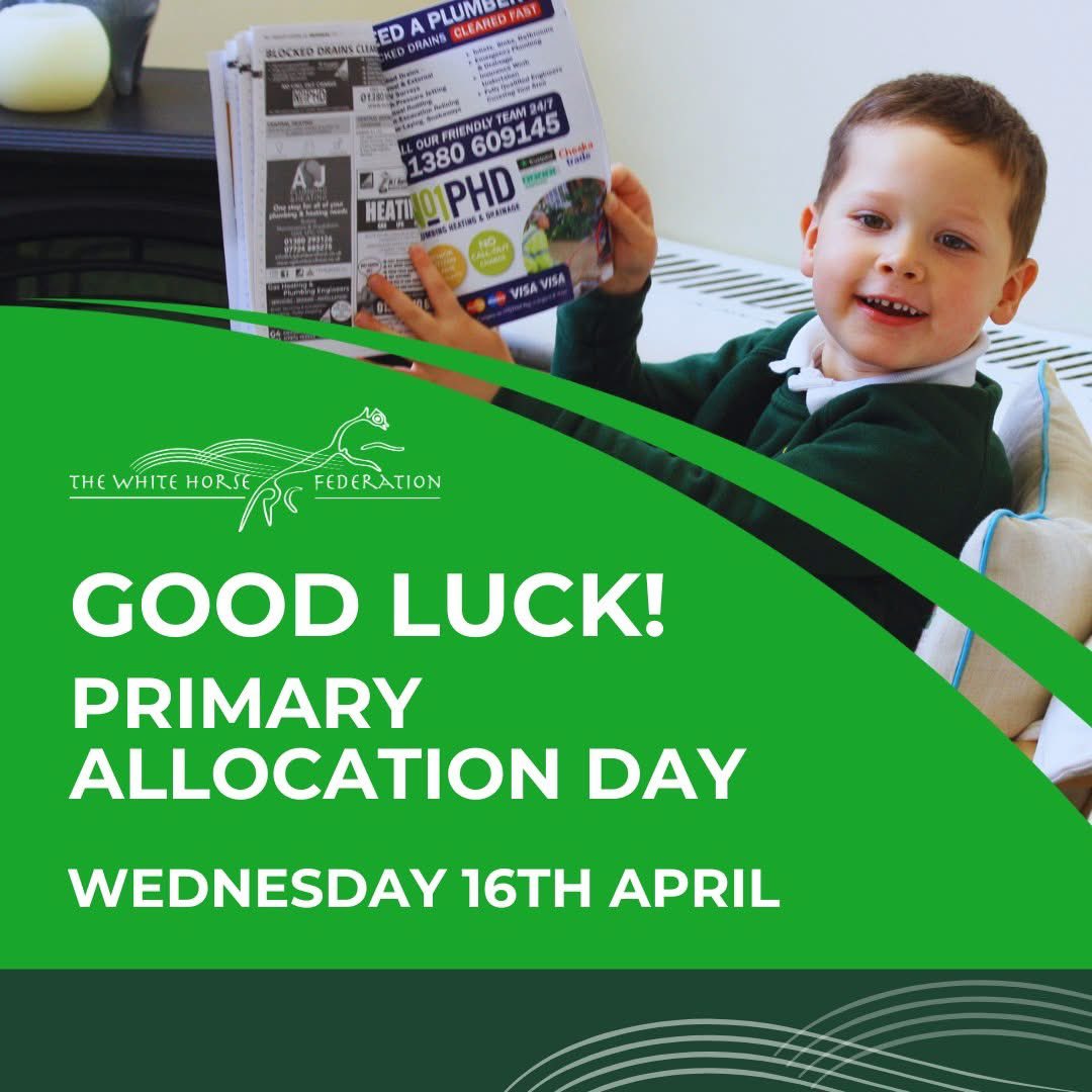 Lisa Davies (@lisiedavies) on Twitter photo 🌟 Primary Allocation Day! 🌟
We’re super excited to welcome all our new children joining <a href="/WhiteHorseFed/">The White Horse Federation</a> schools this September. We can’t wait to meet you in your Reception classes this Autumn term!
#TWHFENRich 🌟 Primary Allocation Day! 🌟
We’re super excited to welcome all our new children joining <a href="/WhiteHorseFed/">The White Horse Federation</a> schools this September. We can’t wait to meet you in your Reception classes this Autumn term!
#TWHFENRich