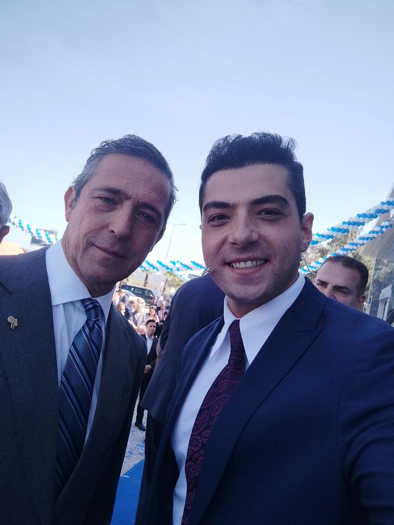 Bugün başkanımızla Bodrum'da özel bir açılış için bir aradayız :) <a href="/kocholding/">Koç Holding</a> #AliKoc