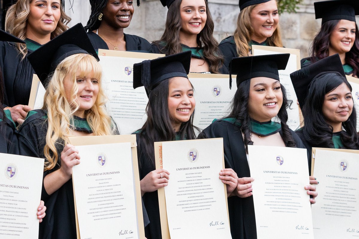 School of Nursing & Midwifery, TCD (@tcd_snm) on Twitter photo Congratulations to our new graduates of the BSc Integrated Children's & General Nursing who celebrated their commencement from <a href="/tcddublin/">Trinity College Dublin</a> this week!๐๐
We are so proud of you all.๐ Congratulations to our new graduates of the BSc Integrated Children's & General Nursing who celebrated their commencement from <a href="/tcddublin/">Trinity College Dublin</a> this week!๐๐
We are so proud of you all.๐