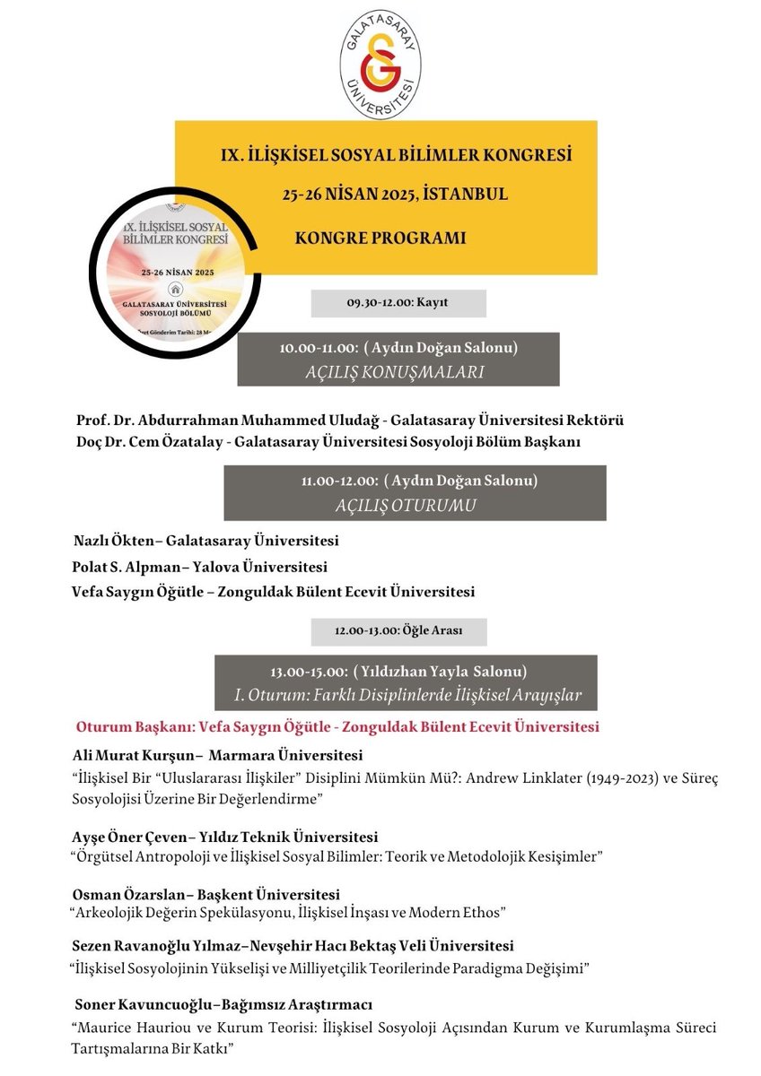 Strata: İlişkisel Sosyal Bilimler Dergisi tweet media