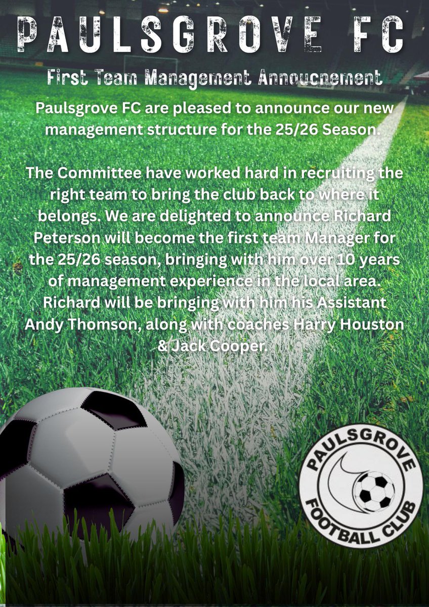 Paulsgrove FC tweet media