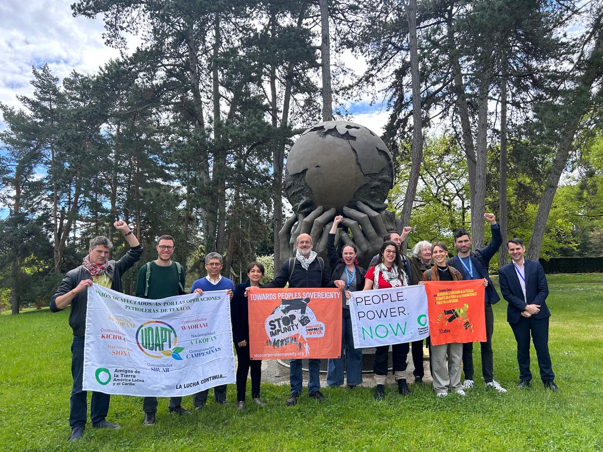 Dismantle Corp Power (@stoptncimpunity) on Twitter photo The #TNCLobby is holding the door wide open for transnational corporations at the <a href="/UNGeneva/">United Nations Geneva</a>
TNCs and their lobbyists should have no seat at the table when it comes to a #BindingTreaty to hold them accountable for their #HumanRights violations The #TNCLobby is holding the door wide open for transnational corporations at the <a href="/UNGeneva/">United Nations Geneva</a>
TNCs and their lobbyists should have no seat at the table when it comes to a #BindingTreaty to hold them accountable for their #HumanRights violations