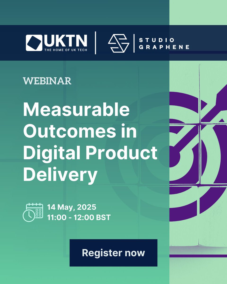 🚨 Webinar Alert for Tech Leaders &amp; Product Teams! 🚨

As delivery pressures rise, the smartest teams are shifting from process-driven outputs to measurable outcomes that actually move the needle.

We’re teaming up with Studio Graphene and a panel of product and tech leaders to