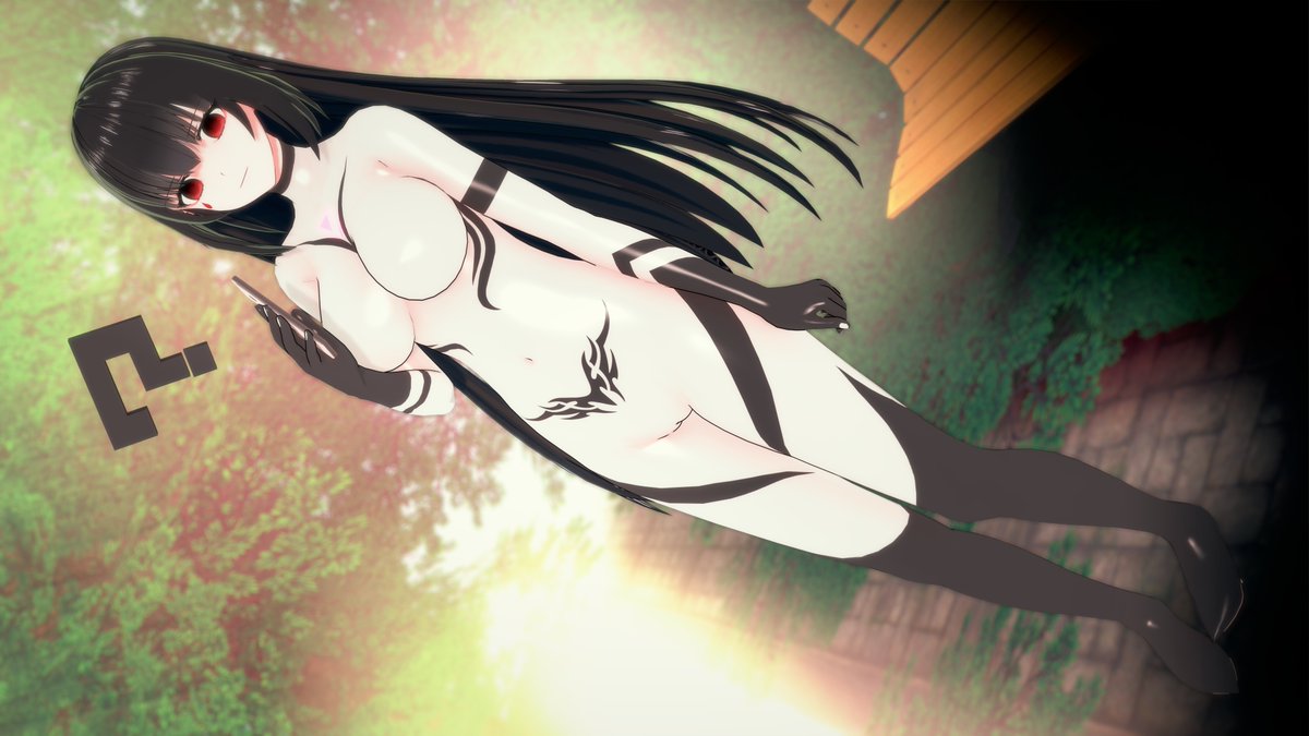 重置了黑化形態的髮型