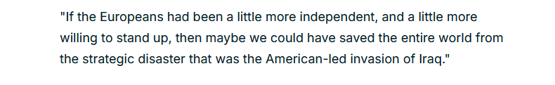SMaurizi's tweet photo. you should read #JDVance's speech on how EU should not be a *permanent security vassal* of the United States.
BUT when JD Vance says so,does he think EU should be *independent* from the US military-industrial complex and its forever wars? NOT at all
https://t.co/tV6qqkFyO2 https://t.co/8CRBBWtCXG
