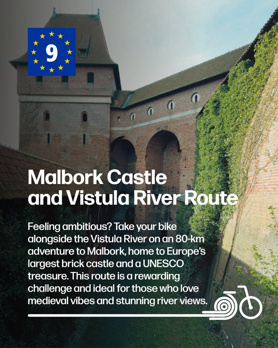 🔎 Want to discover more routes? Tap the link and dive in our new article on cycling around #Gdansk 🚴‍♂️🌅 #VC25 #EuroVelo

👉 tinyurl.com/bdepubrt

📷Michał Wesołek - Werbrand&amp;Unicorns
📷Maciej Wróblewski
📷Maks Kacperski - Werbrand &amp; Unicorns
📷Polish Union of Active Mobility