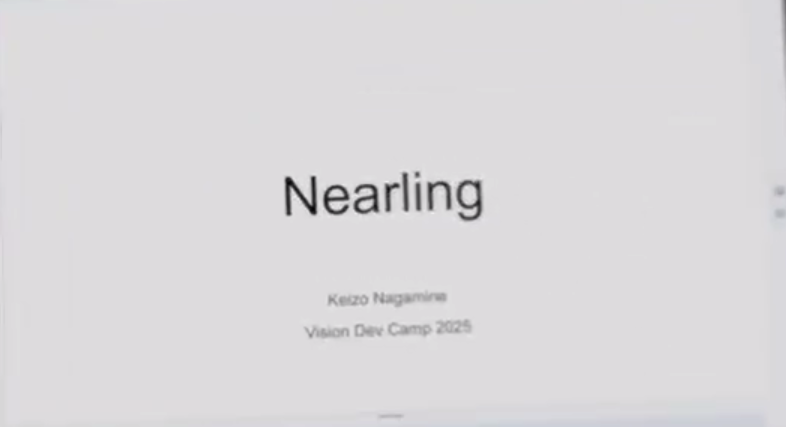 takabrz1's tweet photo. 次は @KzoNag さんから！VisionDevCampに参加してきた話。Apple Vision Proで何か作るイベントの成果物の話。「Nearling」でiPad/iPhoneを使って赤ちゃんの様子を3Dで表示し見守りできるコンセプト。iPadのDepthカメラで撮った3次元情報をリアルタイムでVision Proに投影。体験してみたいｗ
#XRMTG https://t.co/mQpMCCz8g8