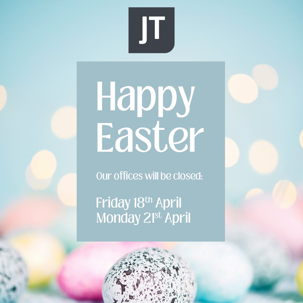 ✨Happy Easter🐰✨

Please note, our offices will be closed:
Friday 18th April
Monday 21st April

Wishing you a joyful Easter from all of us here at Just Trays✨
#HappyEaster #JustTrays #ShowerTrayManufacturers