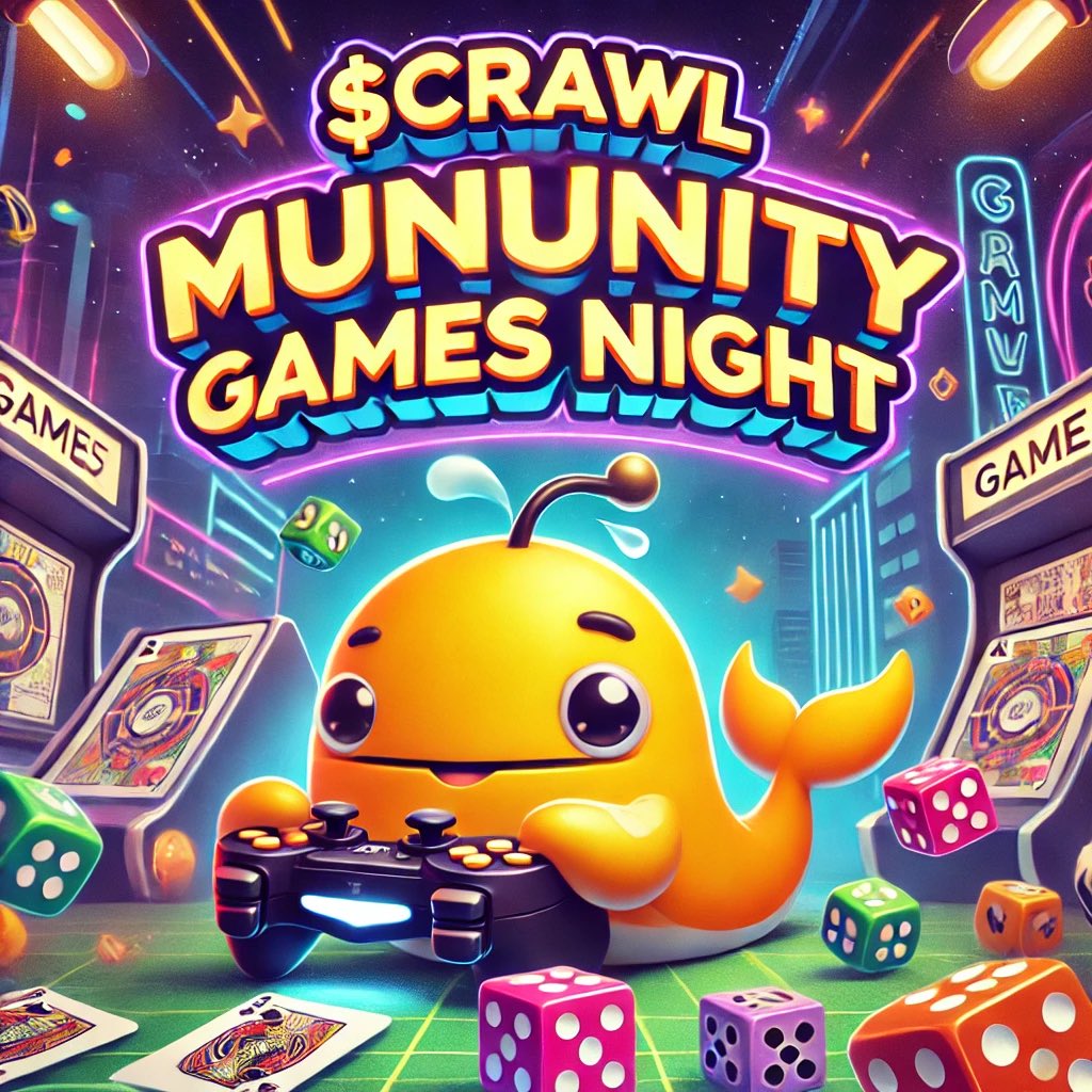 🐳 $CRAWL TELEGRAM Games Night – April 16th! 🎮🔥

CrawlmUnity, get ready for an epic $CRAWL Games Night! Test your skills, have fun, and win some RON! 🕹️🐋

📅 Date: April 16th, 2025
⏰ Time: HAPPENING NOW 🔥🔥
📍 Location(TG): t.me/+WO7Jc9KZ_cI5N…

🏆 Prizes: 15 $RON🎉
🥇