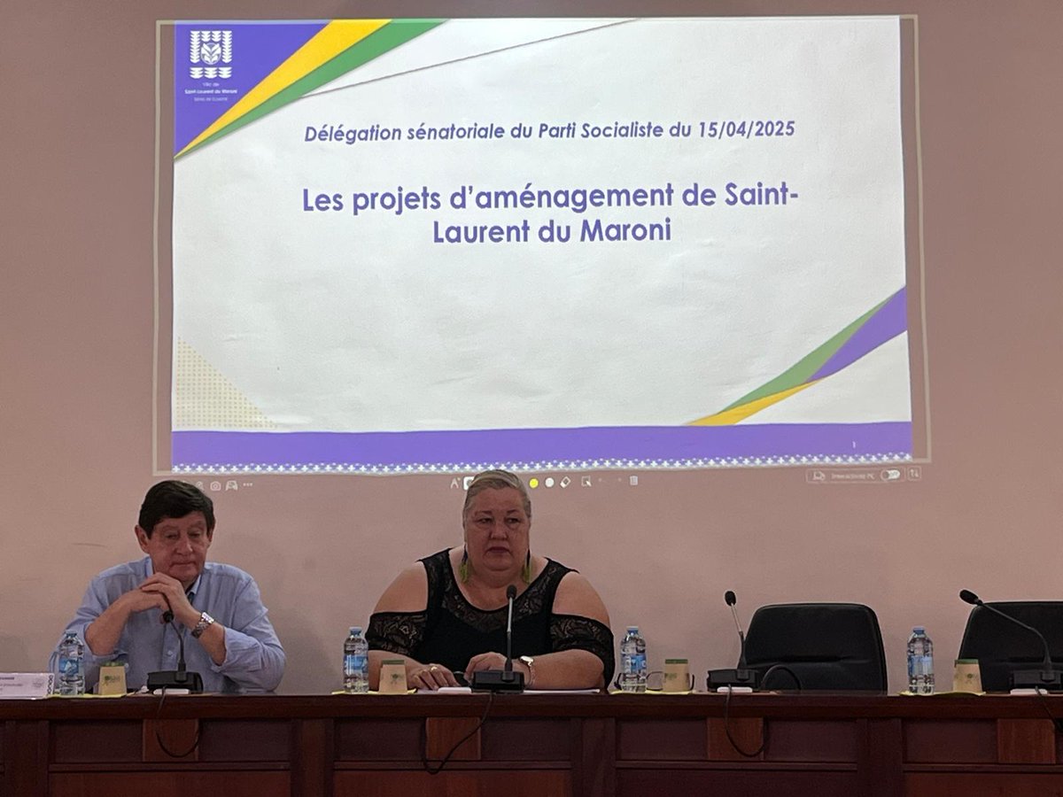 🇬🇫 Déplacement de notre groupe en Guyane #5
Rencontre passionnante avec Sophie Charles, maire de Saint-Laurent du Maroni, ville frontière avec le Suriname dont la population a doublé en 10 ans.
Des défis immenses à relever pour l’aménagement de ce territoire enclavé et singulier.