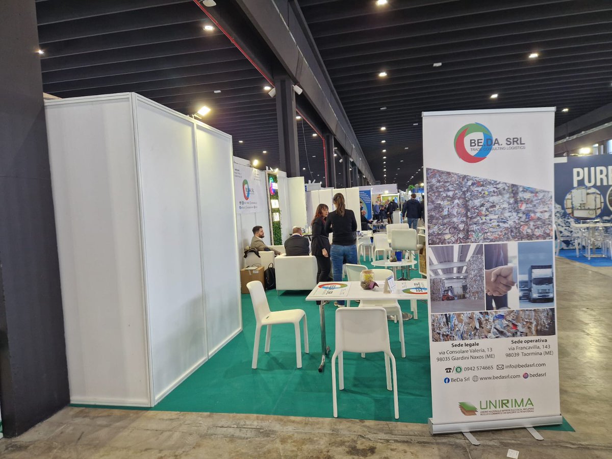 ♻️È un grande piacere in questi giorni partecipare a  Ecomed - Green Expo del Mediterraneo: un’importante occasione di incontro con tante imprese nostre associate.

✅Oggi in fiera il Direttore Generale di UNIRIMA, ing. Francesco Sicilia.

#unirima #economiacircolare #ecomed