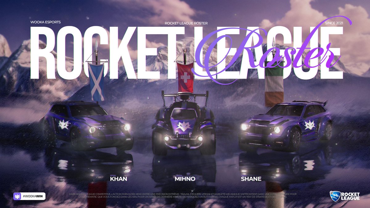 2025 ROCKET LEAGUE ROSTER 🏔️

Veuillez accueillir notre nouvelle pépite ainsi que nos deux champions actuels au sein de Wooka Esport : 

<a href="/khanrl__/">Khan</a> 🏴󠁧󠁢󠁳󠁣󠁴󠁿
<a href="/MihnoRL/">Mihno</a> 🇨🇭
<a href="/Shane__RL/">Shane</a> 🇮🇪

<a href="/Beeekey1/">Beeekey</a> (manager)

#WKAWIN