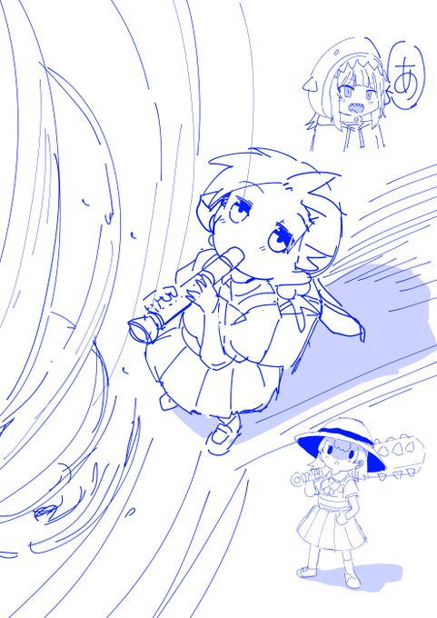 放送で落書き!カーミラちゃんは途中で投げ出しました(笑) 