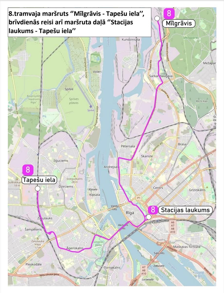Labas ziņas Rīgas iedzīvotājiem. Beidzot skaidrība par jaunajiem <a href="/Rigassatiksme_/">Rīgas satiksme</a> tramvaja maršrutiem. Izmaiņas spēkā no 1.maija