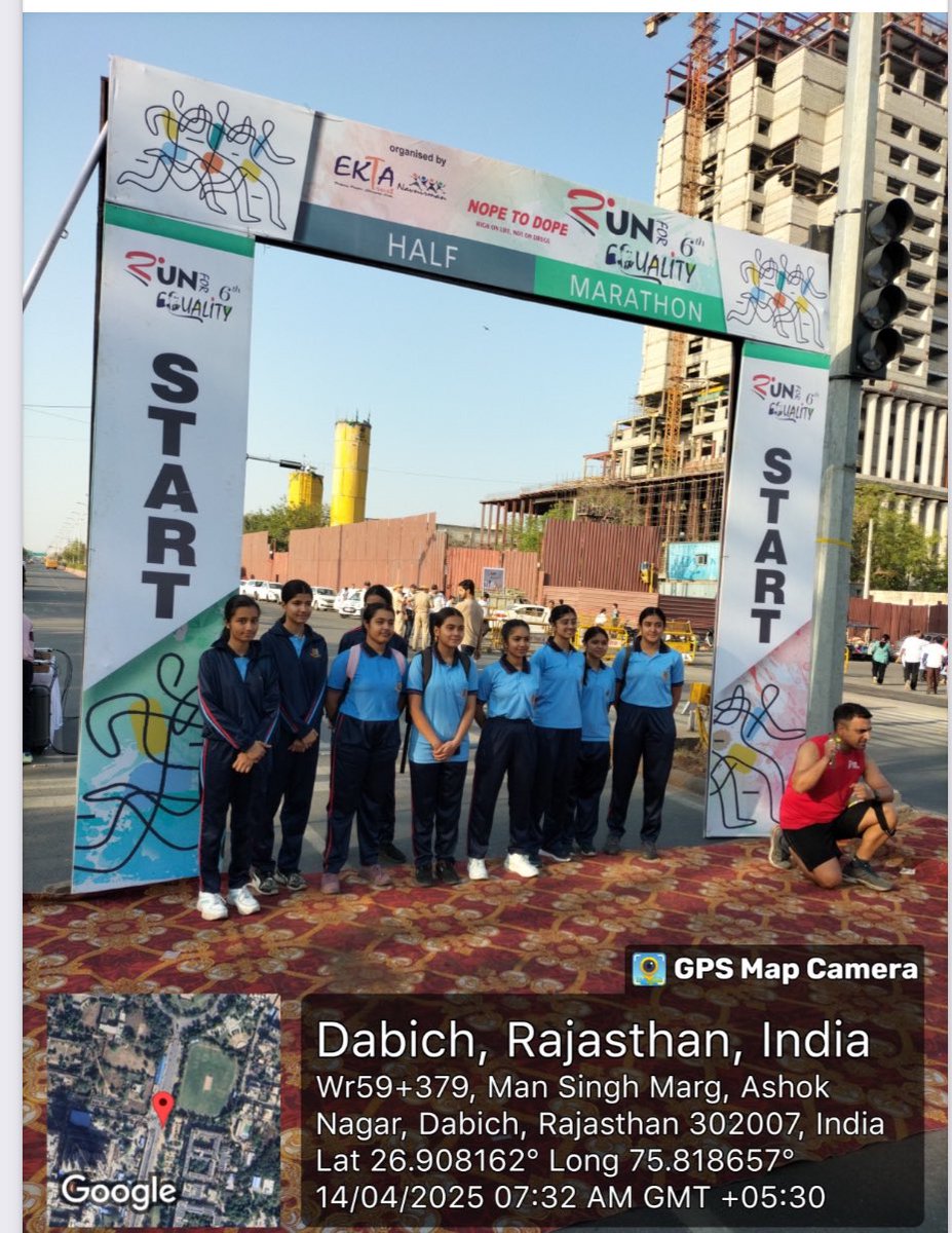NCCDteRajasthan's tweet image. “RUN FOR EQUALITY” organized at Albert Hall, Jaipur on 14 Apr 25 witnessed enthusiastic participation of 372 Cadets, 7 ANOs, 3 GCIs &amp;amp; 10 PIs from NCC Gp Jaipur. A spirited SSCD activity celebrating unity, diversity &amp;amp; Dr B R Ambedkar’s legacy. #RunForEquality #NCC #SSCD #Jaipur