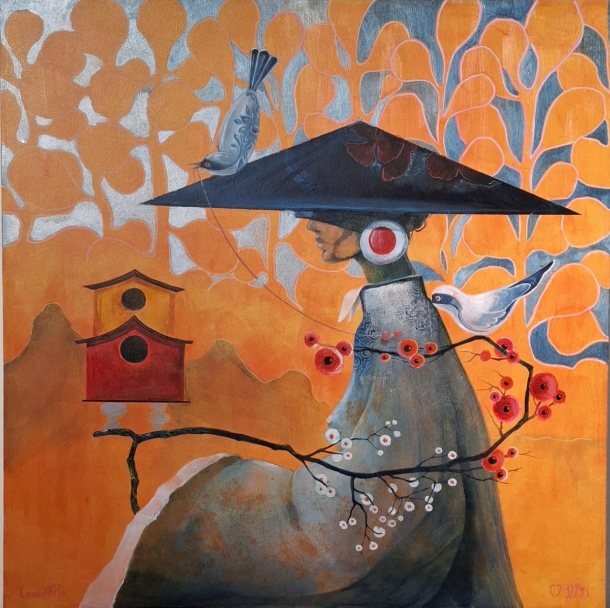 Haiku 
(🇯🇵Japanese) 
acrylic, canvas
80/80 cm
🉑for sale
#art #artwork #gallery #artgallery #Surrealism #paint #acrylic #contemporaryart #CONTEMPORARY_EMOTION #contemporarart #Acrylicpaint #abstractart