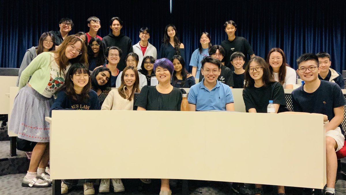 My last class of the year. August to April. I do love students.