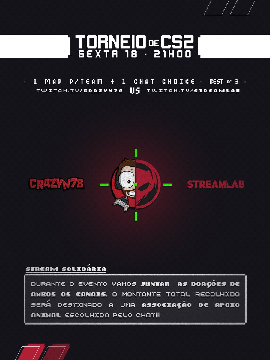 N78Crazy's tweet photo. Meus amores 6 feira Disfuncionais Contra Pixudos, quem vai ter a mira mais torta ? 🤣🤣🤣🤣 https://t.co/1cuZ9eKxZ6