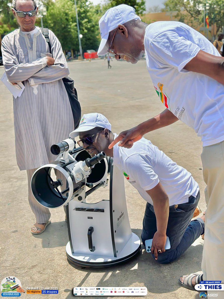 FESTICsn's tweet photo. [SPACEBUS 2025 – Thiès et Saint-Louis, première escale réussie pour FESTIC !]

La Caravane de l’Espace a pris son envol à travers le Sénégal… et dès la Semaine 1, FESTIC a mis les projecteurs sur Thiès et Saint-Louis !

#Spacebus2025 #FESTIC #Thiès #SaintLouis #SciencePourTous https://t.co/YvCFdjT9FK