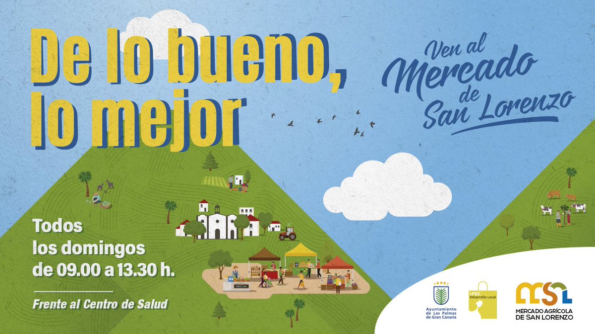 🥬El Mercado Agrícola de San Lorenzo volverá a contar con su cantina. El horario será  de 08.00 a 13.30 horas los domingos, y podrá ampliar horario todos los jueves, viernes y sábados de 8.00 a 14.00 horas y de 16.00 a 20.00 horas.
➕información 👇
encr.pw/Q5Ch9