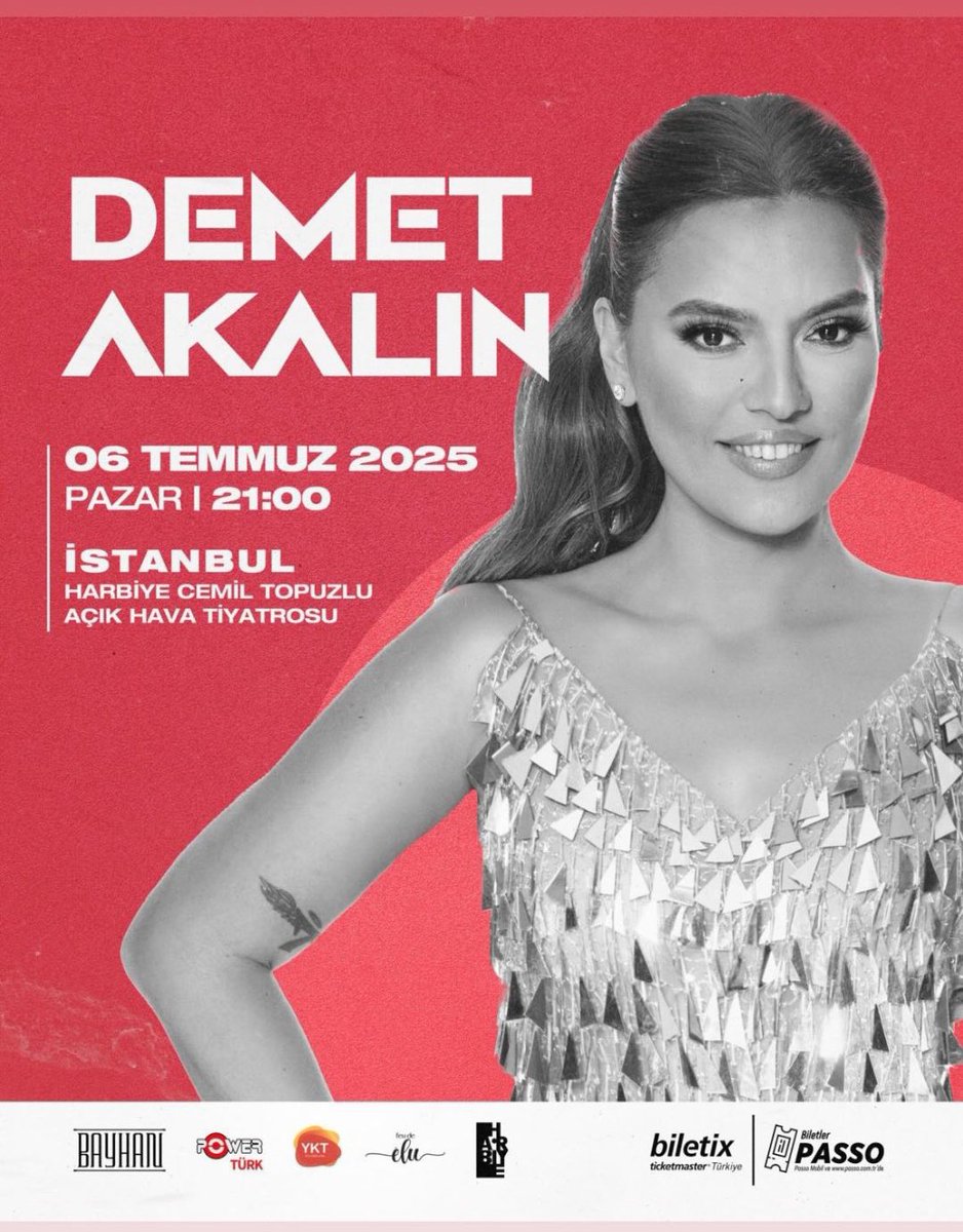 selen_daf's tweet photo. @DemetAkalin 6 Temmuz Pazar İSTANBUL / Harbiye Cemil Topuzlu Açık Hava Tiyatrosunda Sahnede Bu Konser Kaçmaz👑🔥💣🎤 https://t.co/eqXmEL84om