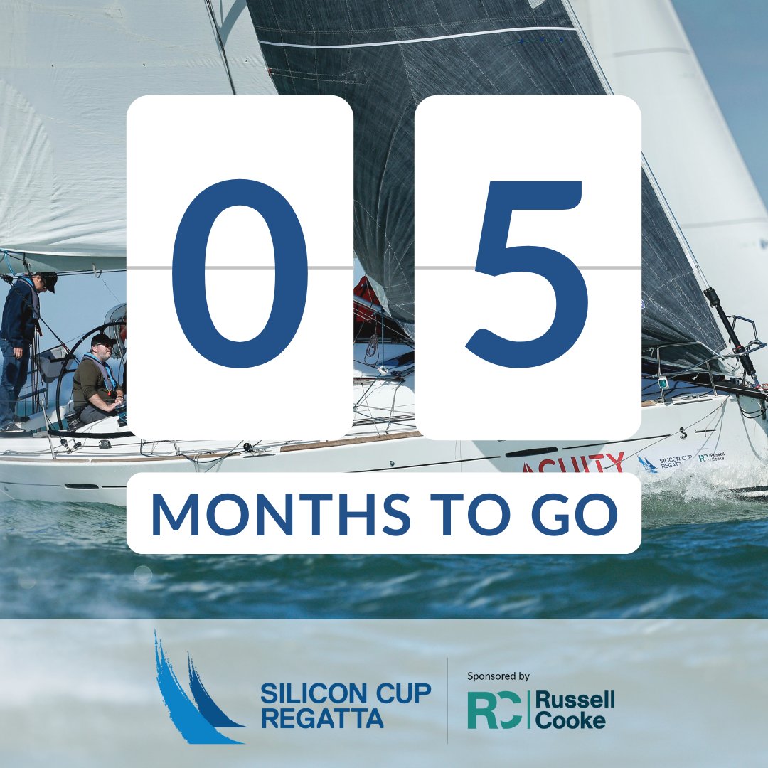 There are just five months to go until the 25th edition of the Russell-Cooke Silicon Cup Regatta sets sail. ⛵

Join peers from across the IT industry for two unforgettable days of sailing, networking, and charitable fundraising.

👉 Enter your team today: bit.ly/3ufN7Kz