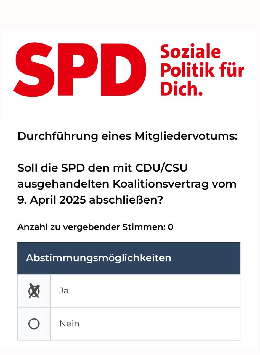 Erledigt ❌ #Koalitionsvertrag #SPD #CDU #CSU