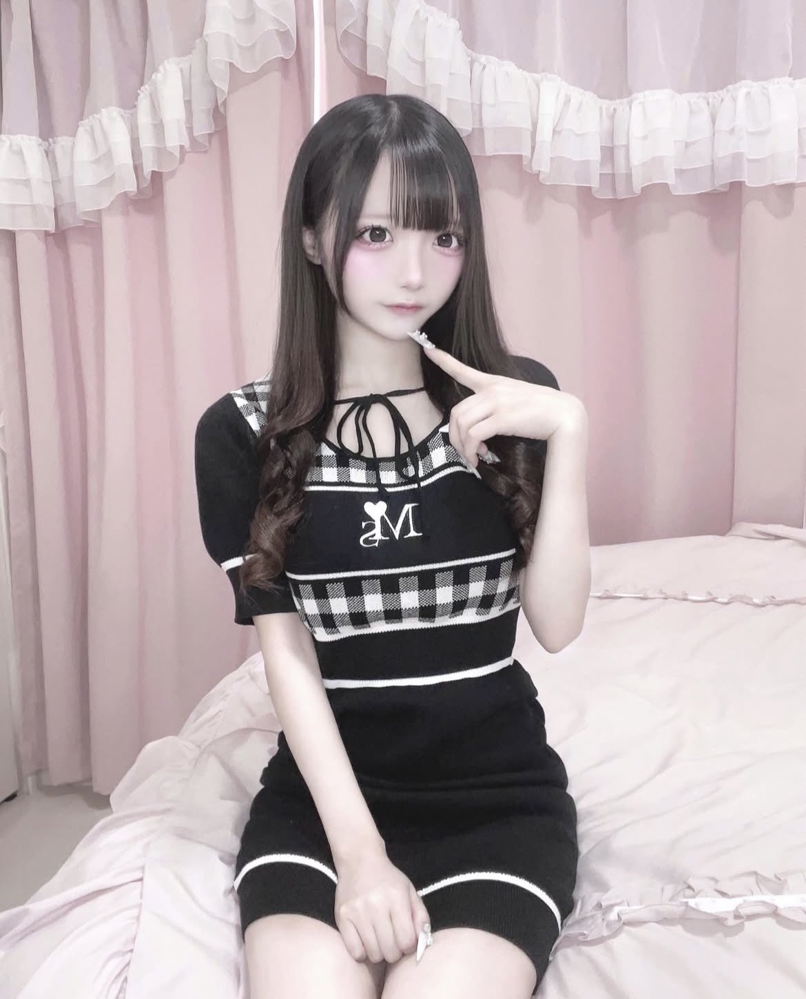 もえにゃ♡ きゅるきゅるニットワンピ made in INTER FACTORY もえにゃ - きゅるきゅるニットワンピ made in INTER FACTORY