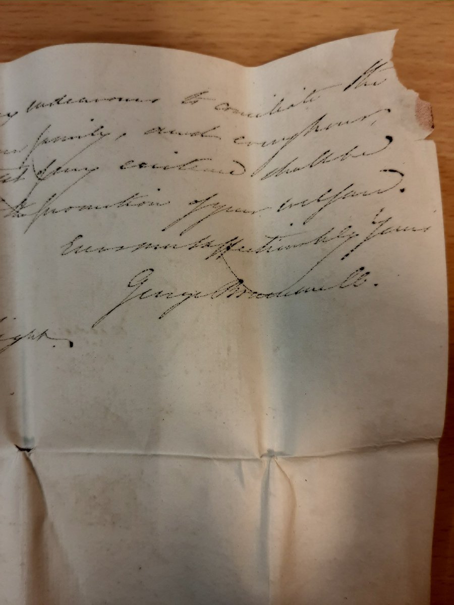 AManningHistory's tweet photo. Surprisingly, Sarah kept the letters in her papers!

From what I've read and researched, these letters have never been referenced or acknowledged by Georgian scholars. They paint a fascinating psychological window into Brummell in the worst weeks of his life. https://t.co/fT9IdffZbP