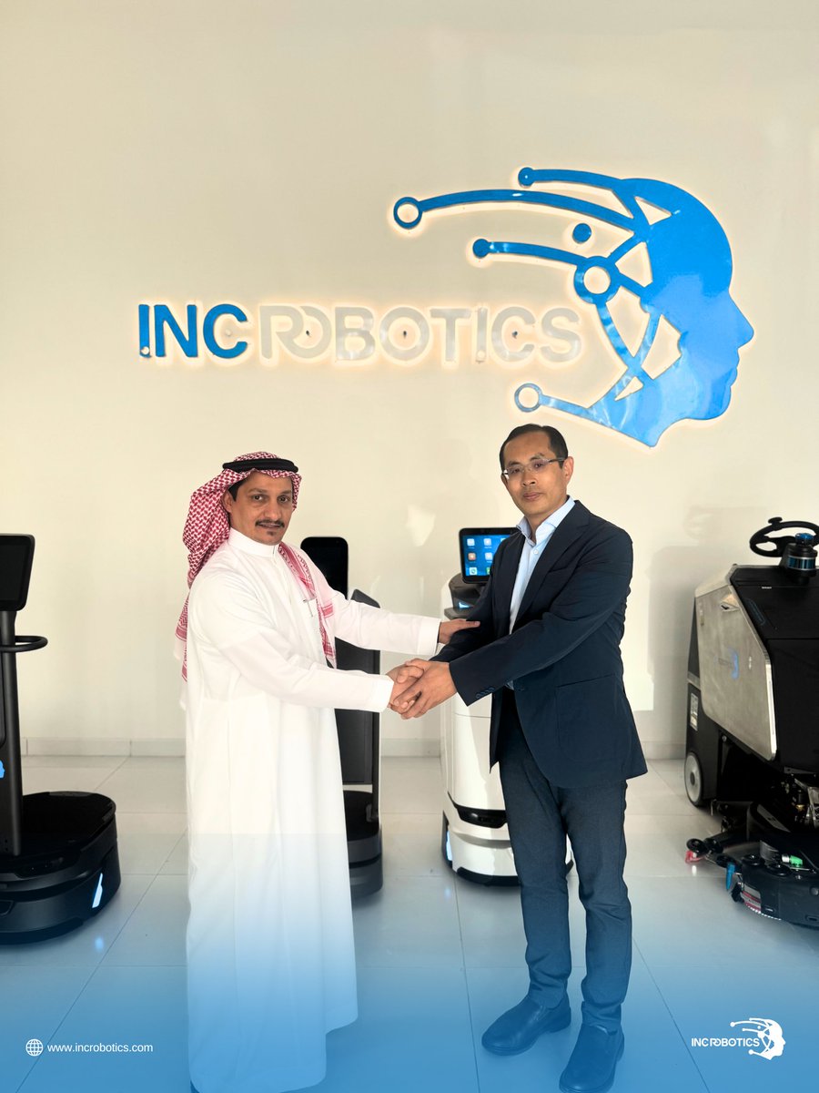 inc_robotics's tweet image. فخورون باستضافة فريق Orion Star 🇸🇦
شراكة حصرية تُجسّد رؤيتنا المشتركة للابتكار والتوسع في الشرق الأوسط ضمن خطط 2025 🤝✨
#INCRobotics #SaudiArabia #KSA #Robots