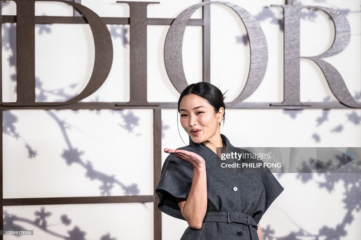 Anna Sawai at Dior show in Japan.