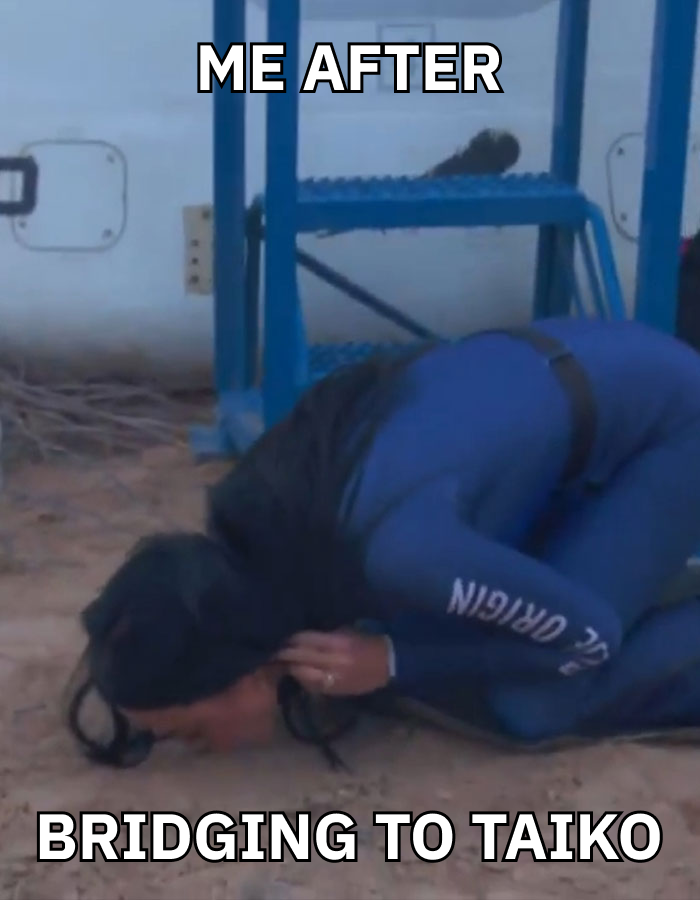 And depositing into TAKOTAKO