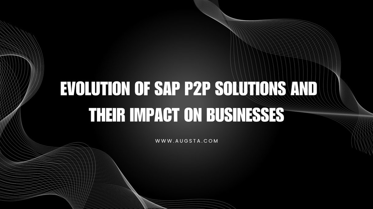 esmartprocure's tweet image. The P2P process has undergone a massive transformation over the last decade, driven by digital innovation, global supply chain demands, and the rise of intelligent technologies.
Visit: augsta.com

#eSmartProcure #SAPProcureToPay #SAPAriba #SAPBTP #S4HANA #Procurement
