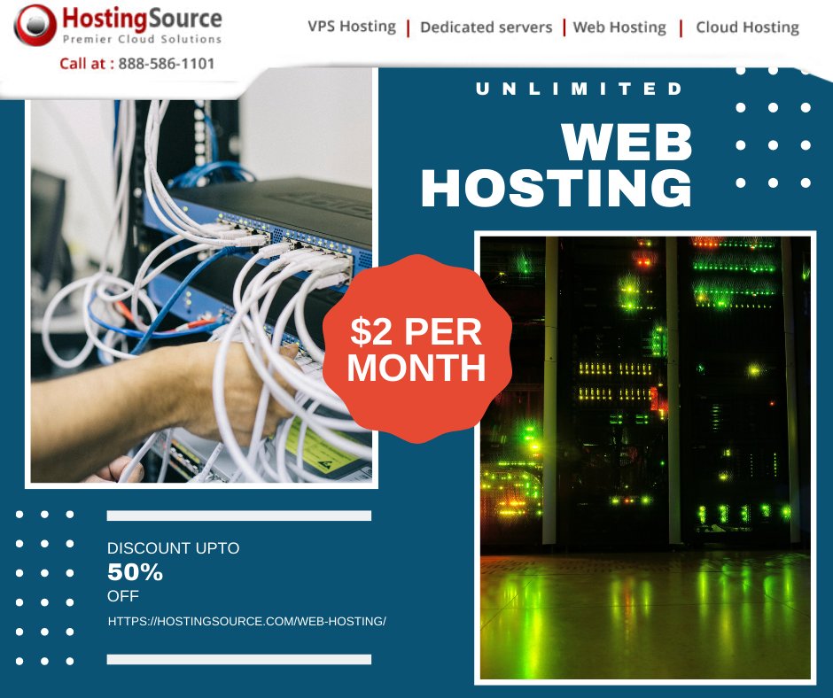 _HostingSource's tweet image. A web hosting server is the lifeline of every website. It should be up and running 24/7. #Domain #Hosting #ServerService #WebHosting #WebServer #Cloud #CloudServer #Website #Hostingsource Click here. hostingsource.com