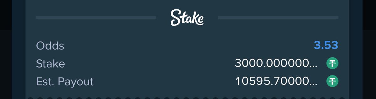 Multi on Stake 

106 odds stake.com/sports/home?be…

UCL double stake.com/sports/home?be…

REGISTER A STAKE ACCOUNT VIA LINK stake.com/?c=f213c5ba25&…

Use Promo code banks for weekly airdrops and bonuses 

OPAY DEPOSITS ARE NOW AVAILABLE ON STAKE ✅ 

Dm t.me/JoyEpos for