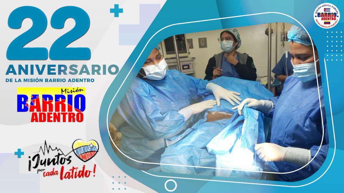 #Fidel: Es realmente un orgullo para nuestro pueblo y para nuestra Revolución que nuestros trabajadores de la salud estén prestando servicio en [otros] países. Es un orgullo para nuestra patria el creciente prestigio de nuestros médicos. #AniversarioXXIIBarrioAdentro