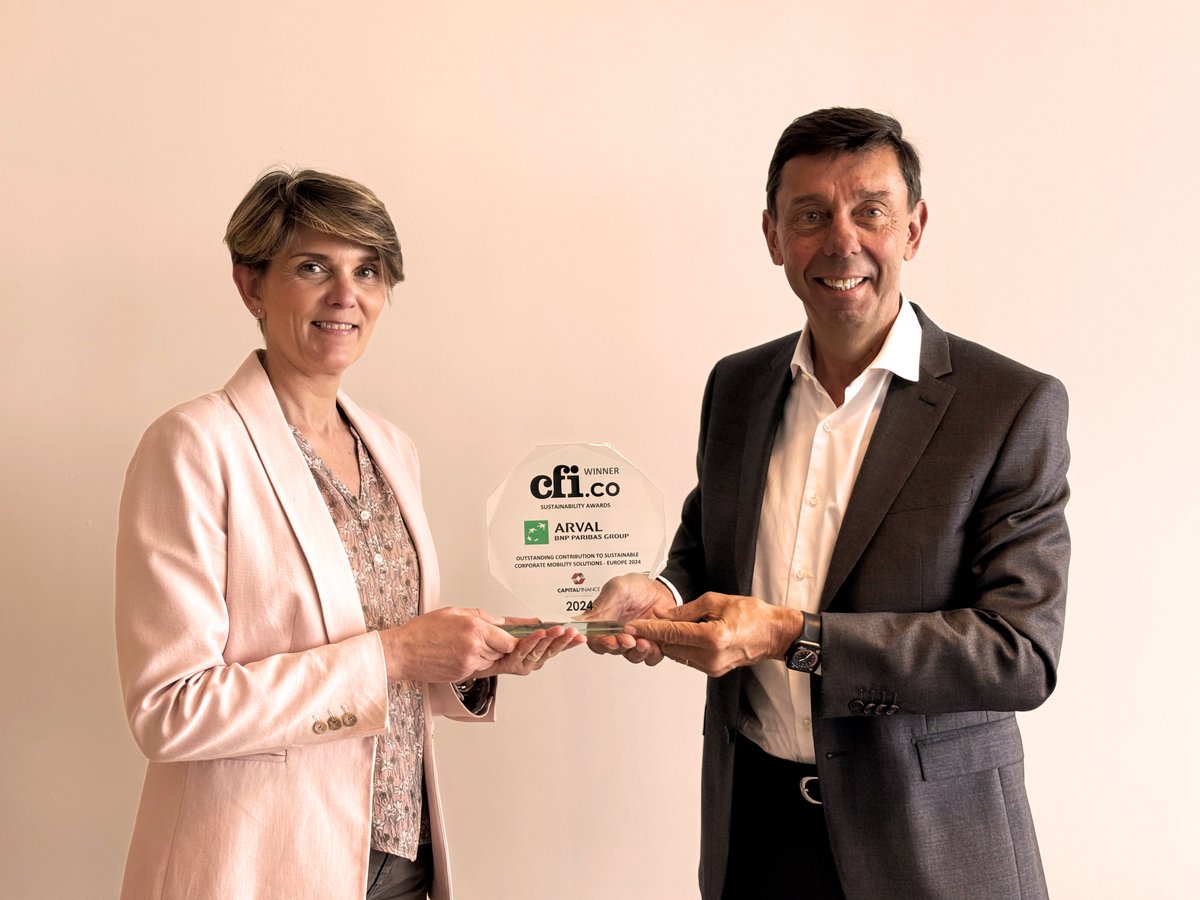 Arval recognised by <a href="/CFIMagazine/">CFI.co</a> with the award “Outstanding Contribution to Sustainable Mobility Solutions - Europe 2024”!

👉 For more details : cfi.co/awards/europe/…