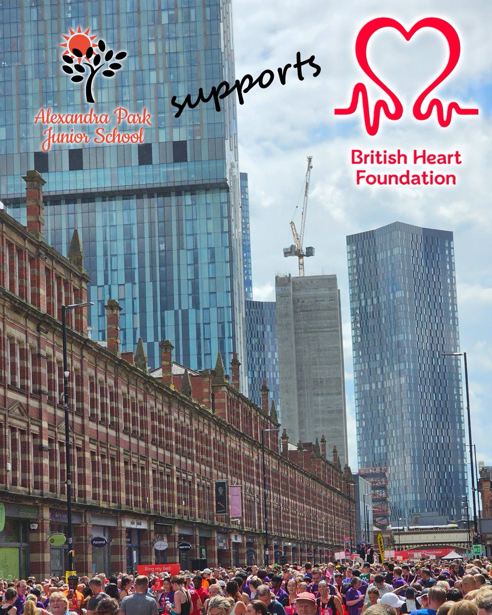 Alexandra Park Junior School (@alexpark_sch) on Twitter photo On Sunday 18th May, staff from Alexandra Park will be joining staff from across the trust to run the Great Manchester 10k to raise awareness and funds for <a href="/TheBHF/">British Heart Foundation</a>
Please support our team and donate what you can via our link in bio. On Sunday 18th May, staff from Alexandra Park will be joining staff from across the trust to run the Great Manchester 10k to raise awareness and funds for <a href="/TheBHF/">British Heart Foundation</a>
Please support our team and donate what you can via our link in bio.