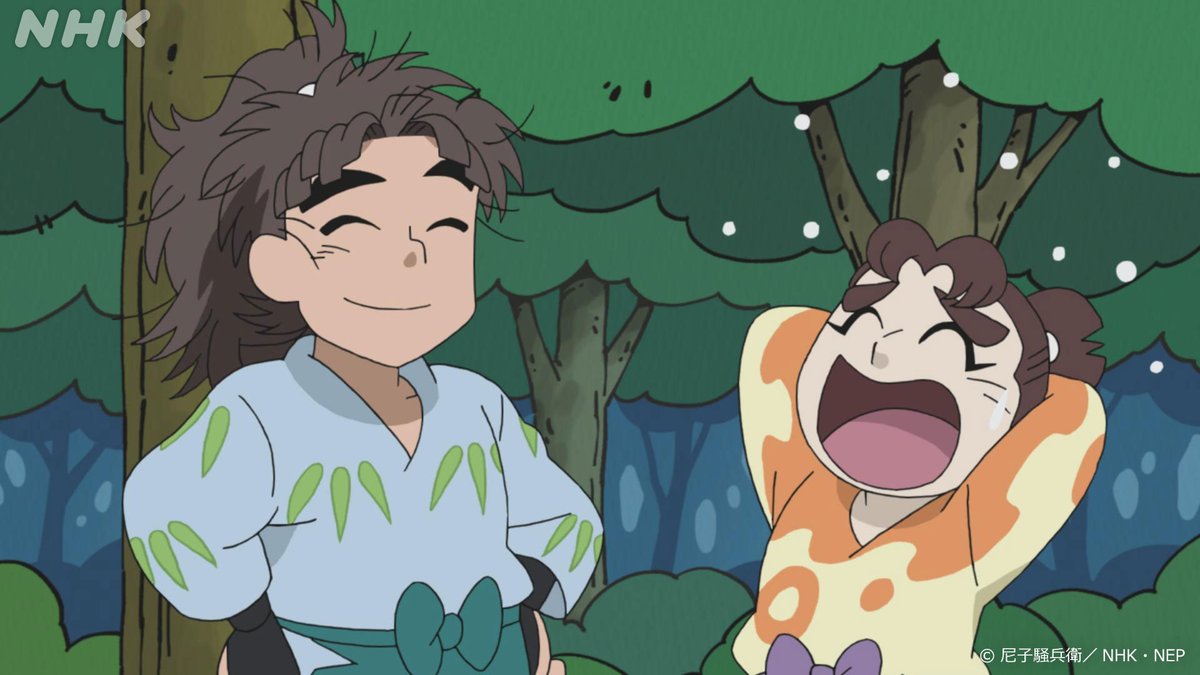 nhk_animeworld's tweet photo. 17(木)の ＃忍たま は

「生物がいない日の段」

いつも、生物の世話や後輩の面倒を見たりしている竹谷先輩と伊賀崎先輩。

たまには生物のことを忘れてゆっくりしてほしい
委員会の一年生たちにそう言われ、2人で出かけることにするけれど…

同時・見逃し配信▼
https://t.co/x12QDUPAqG https://t.co/yINFyMT1xq
