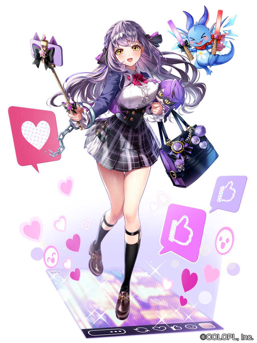 【お仕事】株式会社コロプラ様 『白猫プロジェクトNEW WORLD'S』にて、「シルファ」を描かせていただきました！
現在開催中のイベント「キラめき★陰プレッション～めざせ制服キラピ★～」に登場中です。どうぞよろしくお願いいたします🙇‍♂️ #白猫プロジェクト