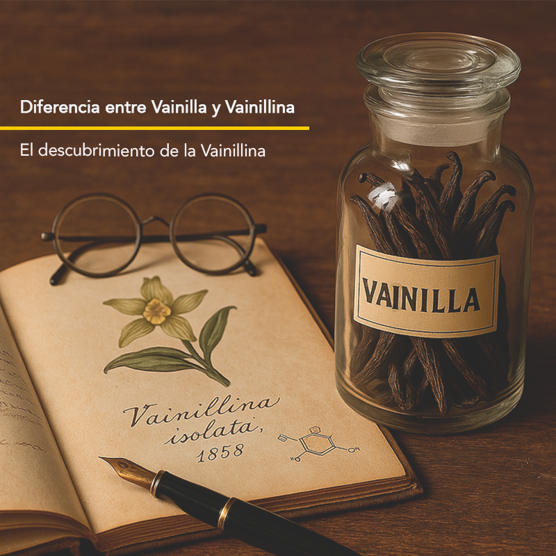 AcademiaPerfume's tweet image. Dulce, cálida, envolvente... todos reconocemos su aroma. Vainilla y vainillina tienen similitudes, pero no todo es igual en ellas… ¿sabrías identificar sus principales diferencias? 

#Vainilla #Vainillina #Perfumería #Curiosidades #AcademiadelPerfume